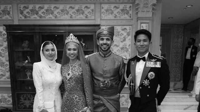 7 Potret Pangeran Abdul Mateen di Royal Wedding Sang Kakak, Curi Perhatian