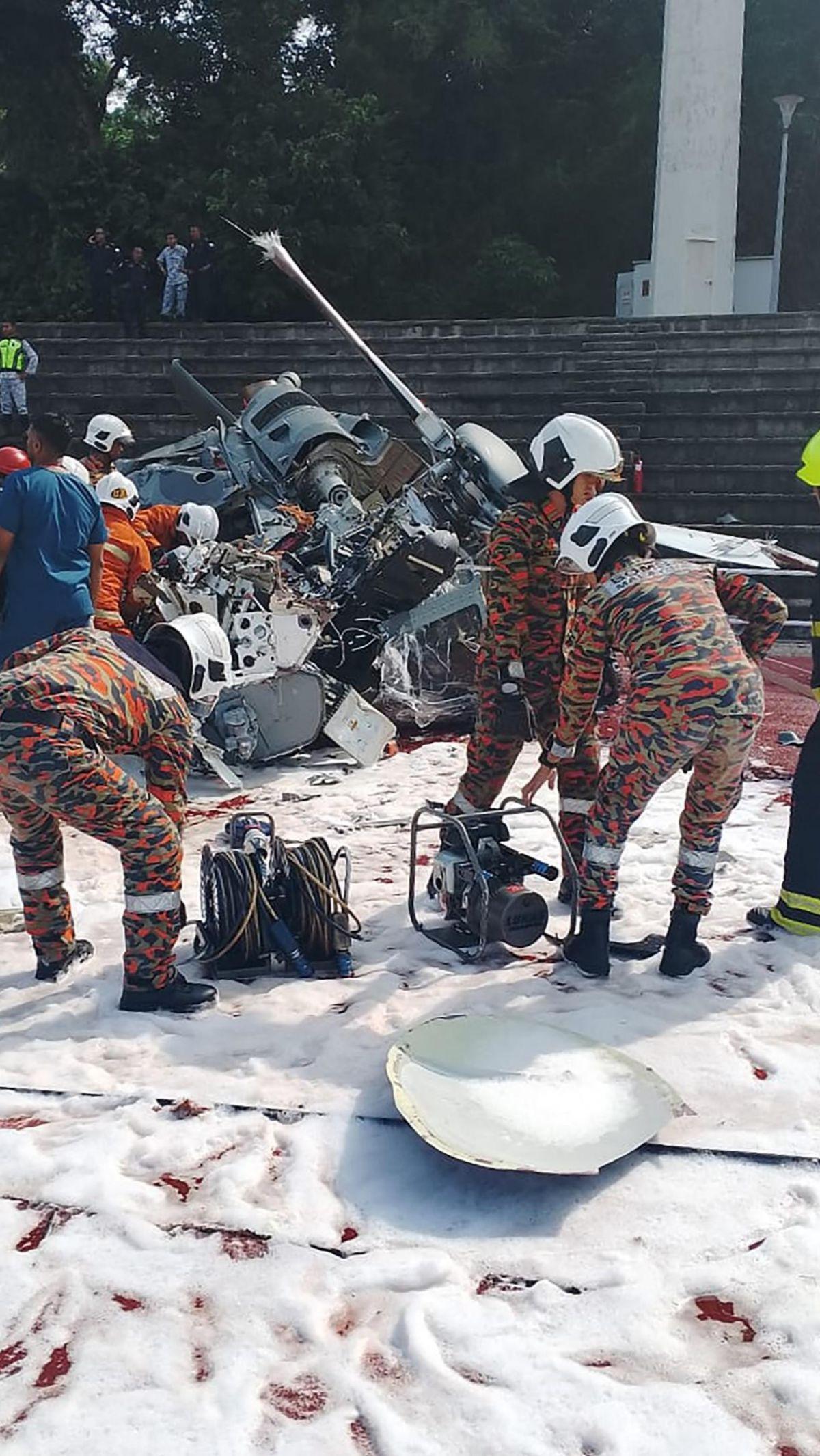 Diketahui dalam kecelakaan tersebut tidak ada korban yang selamat. Foto: AFP<br>