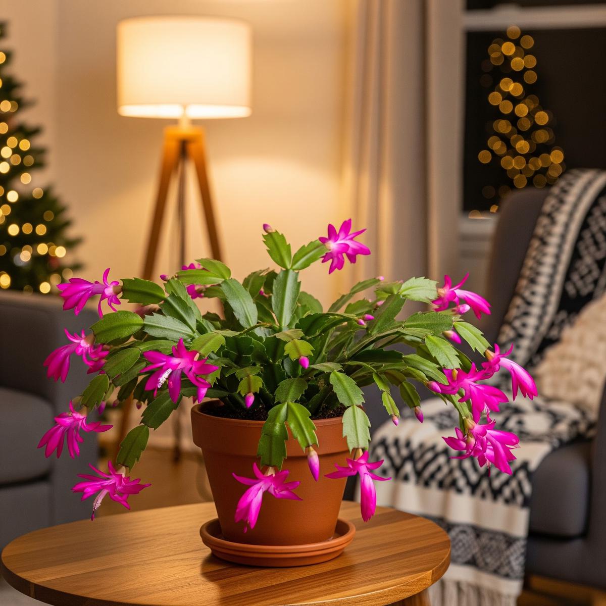 Christmas Cactus (Schlumbergera) (Gemini AI)