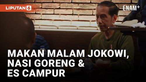 VIDEO: Makan Malam Sederhana Jokowi di Manado Town Square