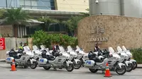 Kerennya Barisan Moge Pengawal Raja Salman di Hotel Raffles