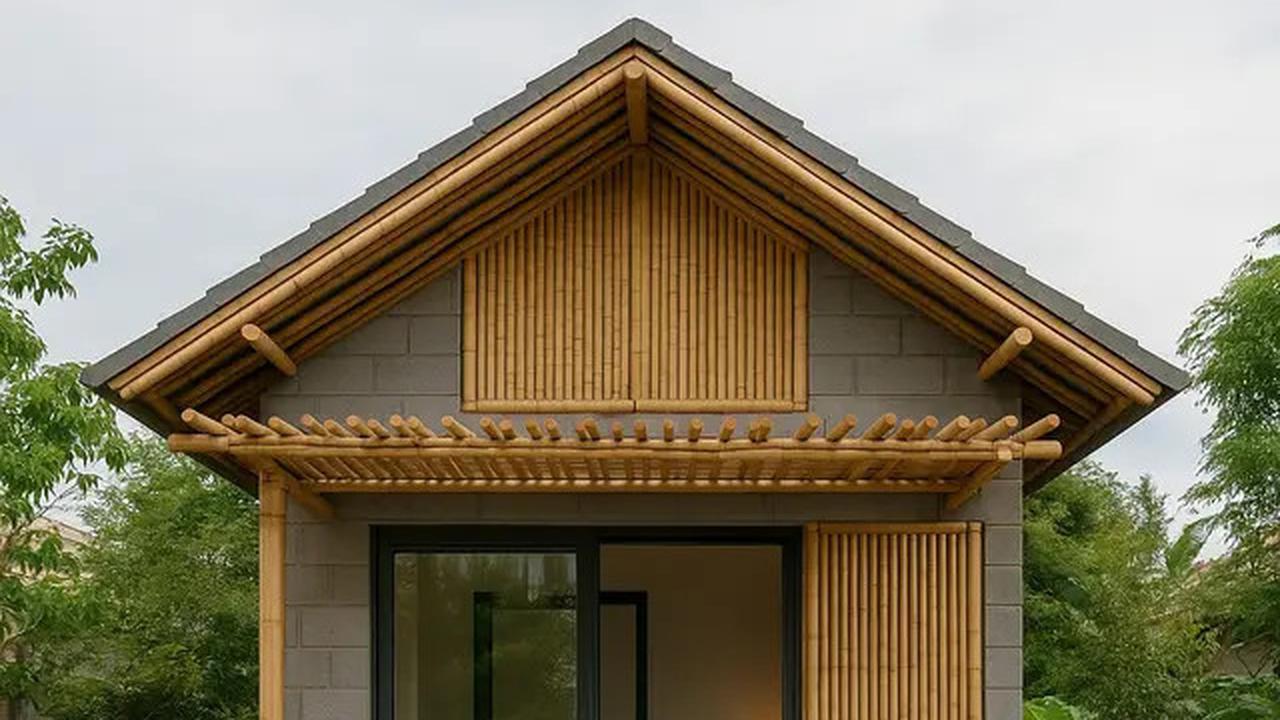 10 Model Rumah Kecil Tapi Cantik 4x6 Meter dari Batako dan Bambu, Inspirasi Hunian Sederhana 2025