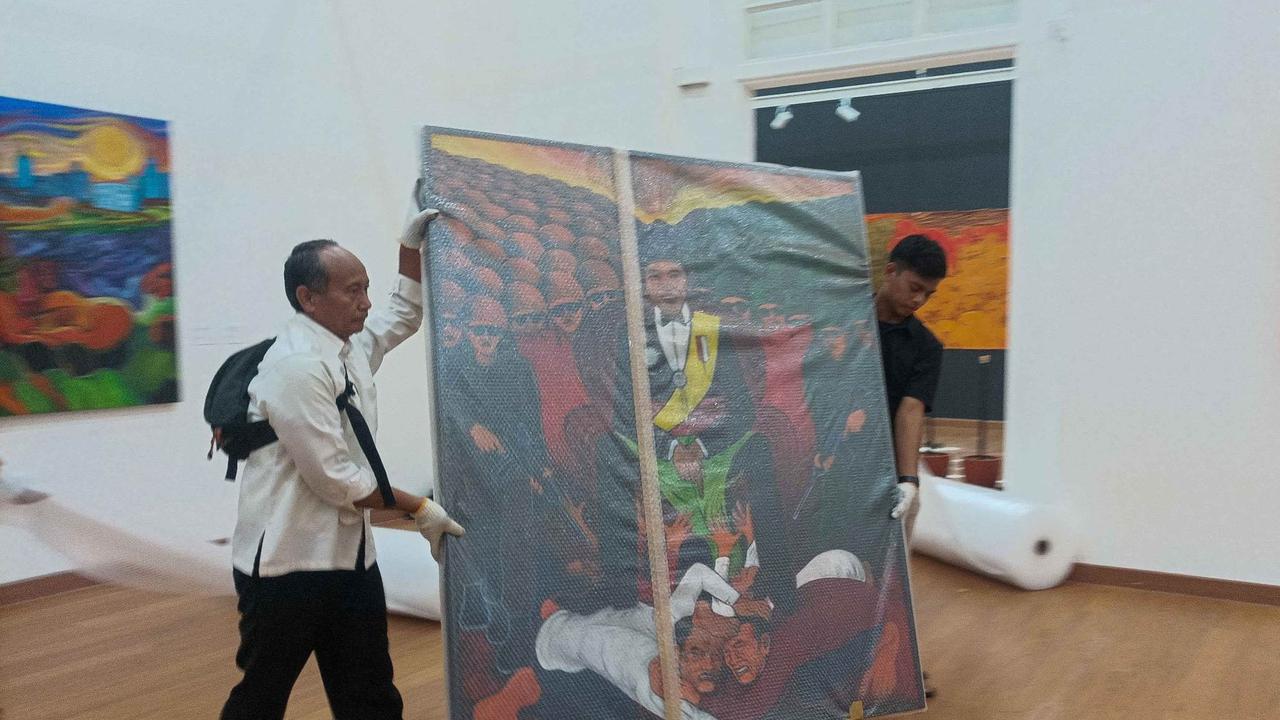 Lukisan Yos Suprapto diturunkan dari Galeri Nasional