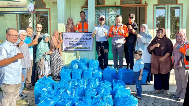 Bantuan tanggap bencana bagi para korban disalurkan untuk 5 Kecamatan di Kota Padang, Sumatera Barat.