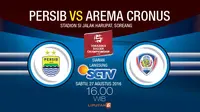 Persib Bandung vs Arema Cronus (Liputan6.com/Trie yas)