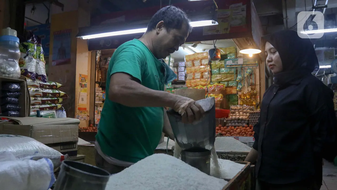 Kenaikan Harga Beras di Pasar Cibubur