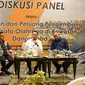 Ijeck dalam diskusi panel di Hotel Adimulia, Jalan Diponegoro, Kota Medan, Senin (13/2/2023)