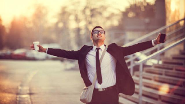 Ilustrasi orang beruntung