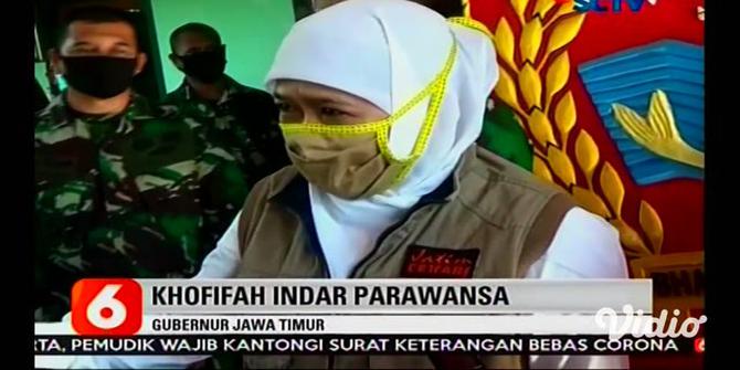 VIDEO: PSBB Surabaya Raya, Gubernur Khofifah Minta Masyarakat Disiplin Taati Aturan