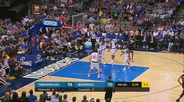 Berita video game recap NBA 2017-2018 antara Minnesota Timberwolves melawan Dallas Mavericks dengan skor 93-92.