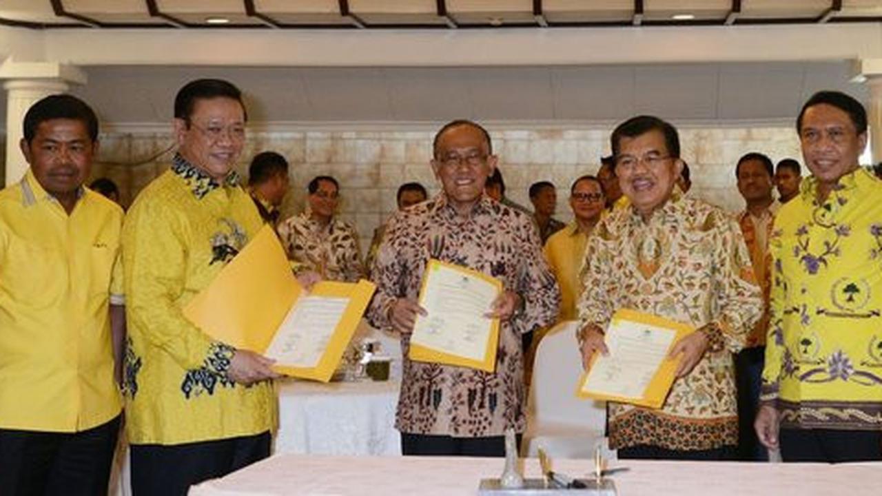 Dua kubu Golkar bikin tim sukses bersama