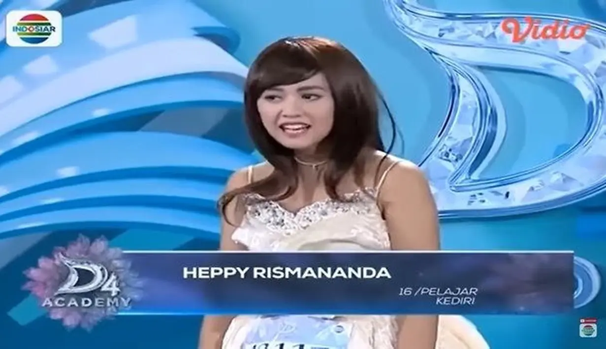 Sayangnya, Happy Asmara tak jadi lanjut di kompetisi tersebut karena salah paham. Ia rupanya tak mengangkat telpon dari pihak Indosiar.  [YouTube Indosiar]