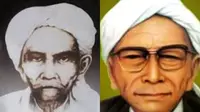 Mbah Kholil Bangkalan dan KH Wahab Hasbullah. (Istimewa)