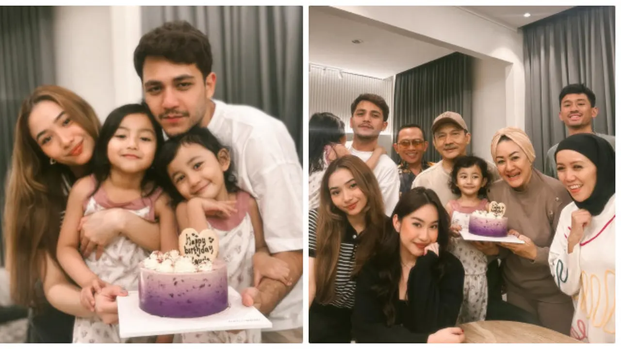 6 Potret Adzana dan Rizky Alatas Rayakan Ultah Anak Kedua, Adi Bing Slamet Hadir