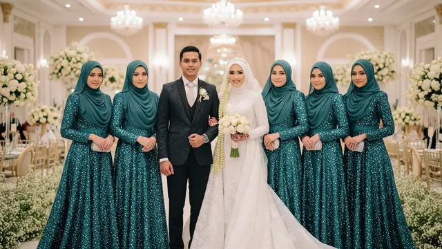 Baju Bridesmaid Full Payet