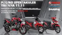 Asiknya dapat cashback 1,5 jt kalau beli motor Yamaha di Bukalapak.com.