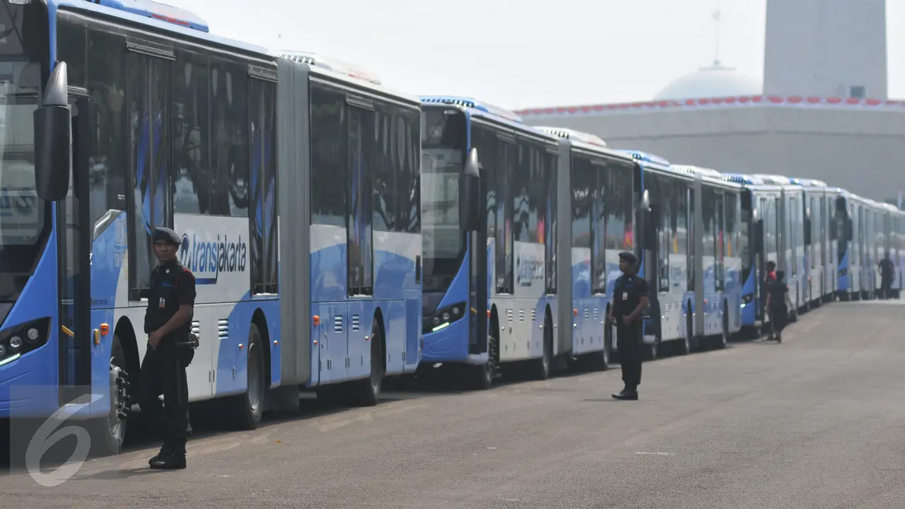 Ultah DKI, 20 Bus Transjakarta Scania Diluncurkan