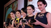 Setelah debut di Negeri Sakura, akhirnya Fujifilm membawa ketiga kamera premium X-Pro2, X-E2S dan X70.(Liputan6.com/Jeko Iqbal Reza)