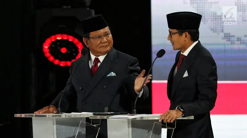 Gaya Pasangan Capres-Cawapres Saat Adu Gagasan di Debat Pilpres