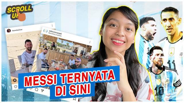 Berita Video, scroll up kali ini akan membahas Lionel Messi, Angel Di Maria dan Nicolas Otamendi sedang berlibur di Barcelona