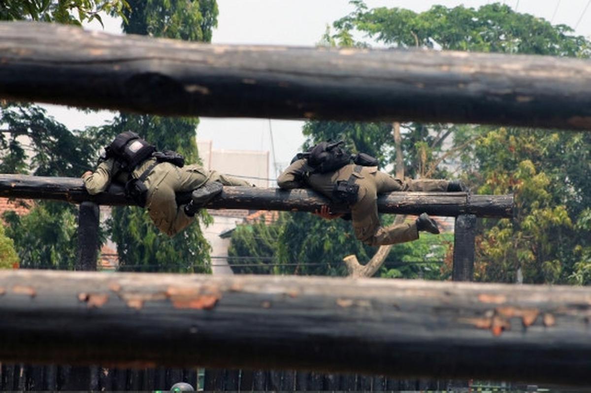Latihan bersama membuka kebuntuan Brimob dan TNI