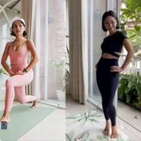 Bagi Andien, olahraga menjadi bentuk self love di tengah perannya sebagai ibu dan juga penyanyi. Tak heran jika ia memiliki perut rata dan otot membuatnya makin percaya diri. Intip inspirasi outfit sporty Andien di sini! (instagram/andienaisyah)