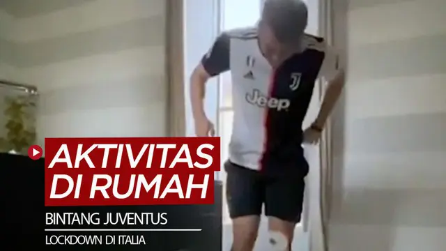 Berita video aktivitas para bintang Juventus saat berada di rumah ketika Italia lakukan lockdown.