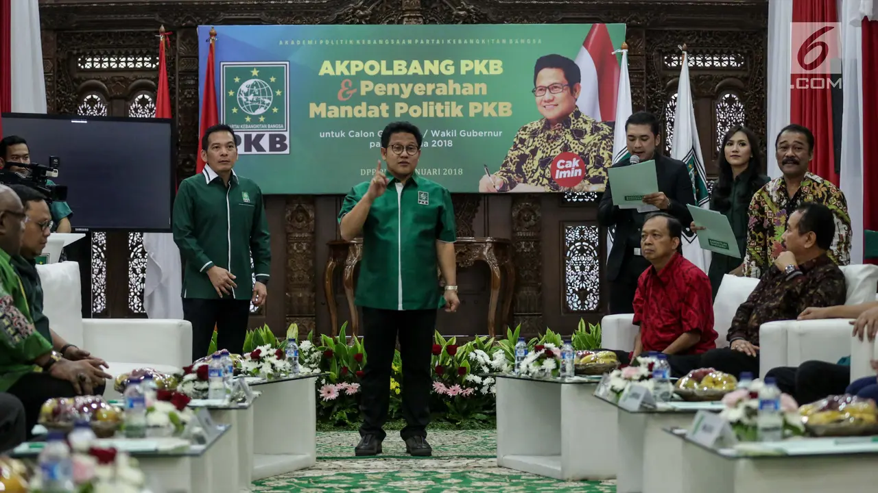 PKB Umumkan Dukungan Paslon Pilgub di Sejumlah Daerah