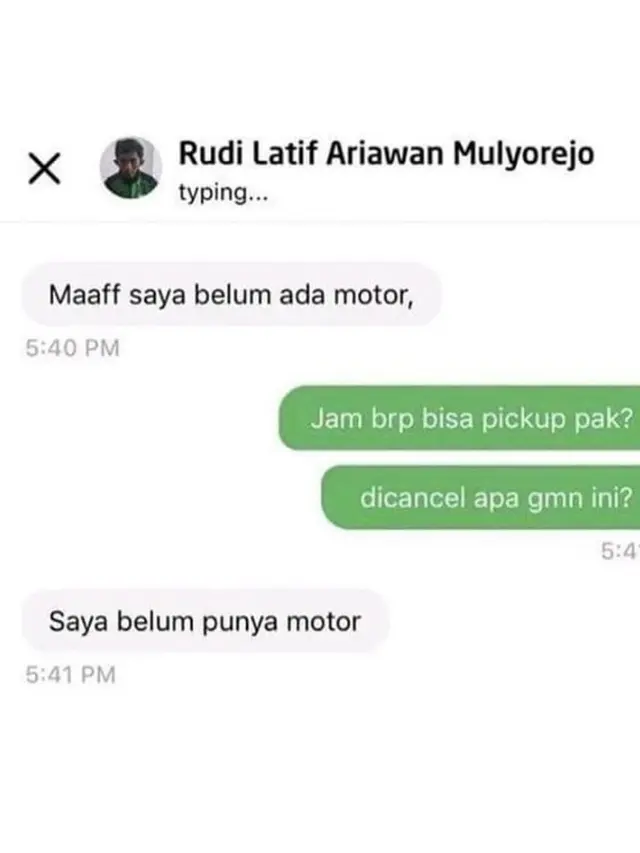 Aksi Nyeleneh Driver Ojol dan Penumpang Ini Bikin Senyum Tipis