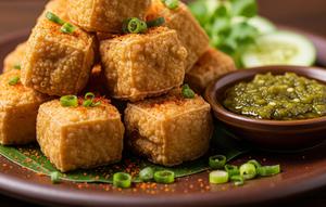 Ilustrasi Tahu Krispi. (Foto: AI)