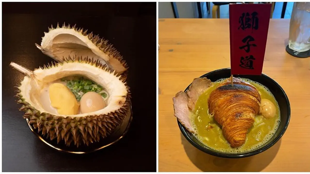 6 Potret Ramen dengan Topping Nyeleneh Ini Bikin Geleng Kepala, Enggak Terbayangkan