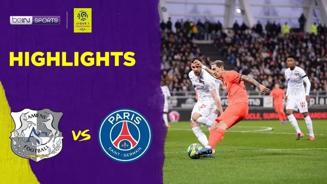 Berita Video Highlights Ligue 1, PSG Vs Amiens 4-4