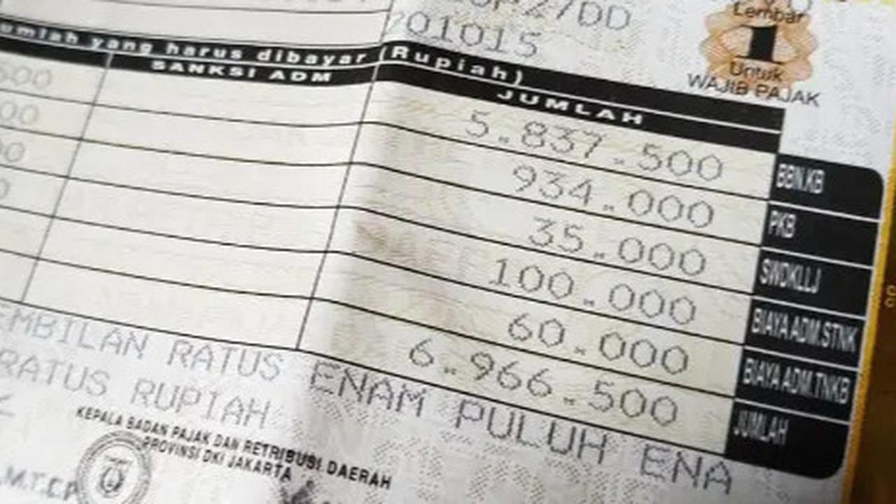 Terlambat Membayar Pajak Kendaraan? Berikut Metode Perhitungan Dendanya