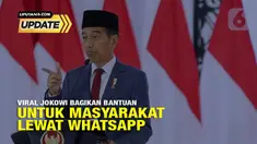Beredar di media sosial kabar tentang Presiden Jokowi membagikan bantuan untuk masyarakat usia 45-60 tahun dengan mendaftar lewat WhatsApp. Kabar tentang Presiden Jokowi membagikan bantuan untuk masyarakat usia 45-60 tahun dengan mendaftar lewat What...