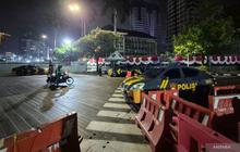 Penutupan Jalan Abdul Muis Imbas Kebakaran Gedung Bapenda DKI Jakarta