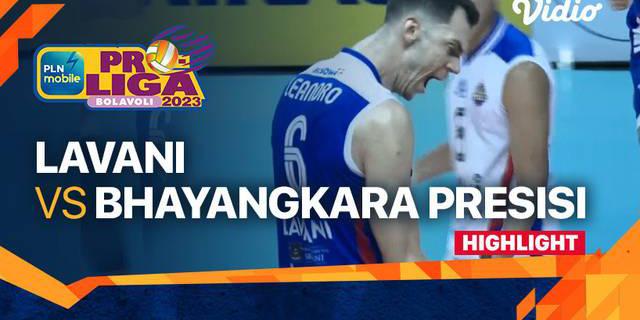 VIDEO: Laga Seru, Jakarta Lavani Allo Bank Kalahkan Jakarta Bhayangkara Presisi di Final Four PLN Mobile Proliga 2023