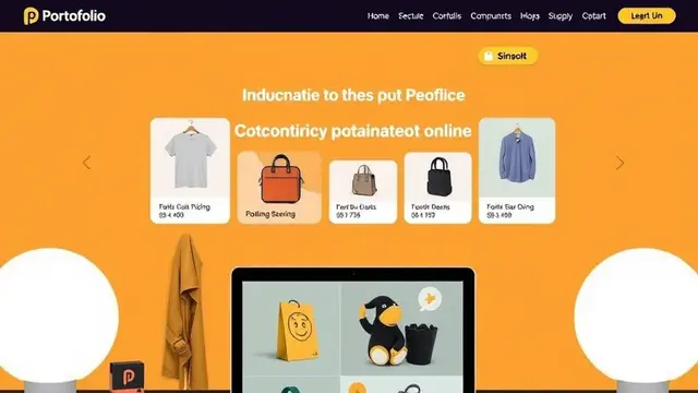 Contoh Portofolio Desain Terbaik 2025. Foto: Qwen AI