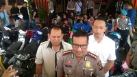 Kapolresta Jambi, Kombes Pol Fauzi Dalimunthe memberikan keterangan pers. (Liputan6.com/B Santoso)