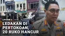 Ledakan keras mengguncang kompleks pertokoan di Pakuwon City, Surabaya, Selasa pagi. Akibat insiden itu, sekitar 20 bangunan ruko rusak, dan lima karyawan rumah makan dilaporkan terluka.
