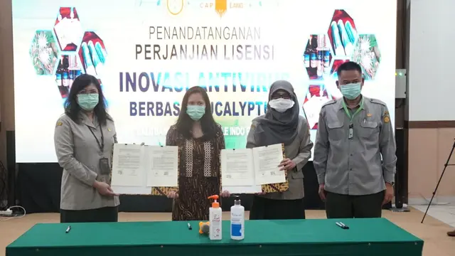 Balitbangtan Gandeng Cap Lang Kembangkan Anti Virus Corona Berbahan Eucalyptus