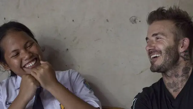 Mimpi Apa Sripun Bisa Bertatap Muka dan Bercanda Bareng David Beckham