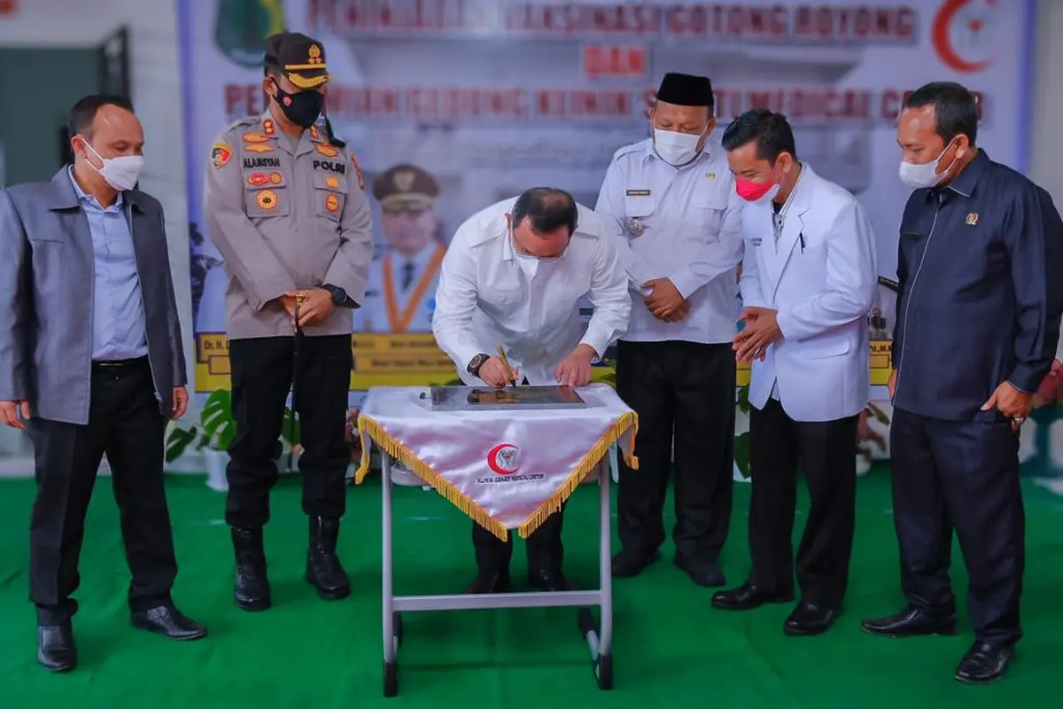 Pertama di Sumsel, Klinik di Musi Banyuasin Fasilitasi Vaksin Gotong Royong Gratis