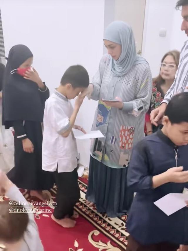 6 Momen Ulang Tahun Celine Evangelista Ke-30, Bareng Anak Yatim dan Pakai Hijab