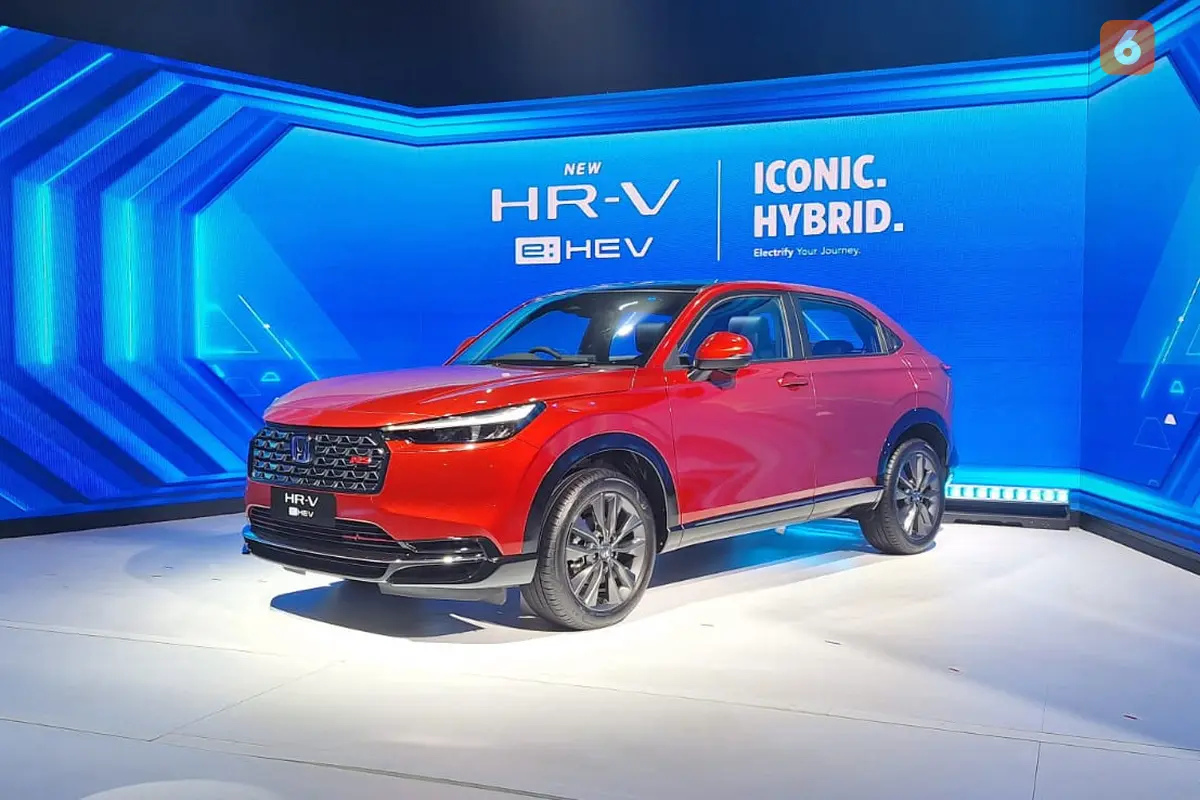 Mobil hybrid Honda HR-V e:HEV. (Liputan6.com/Arief Aszhari)
