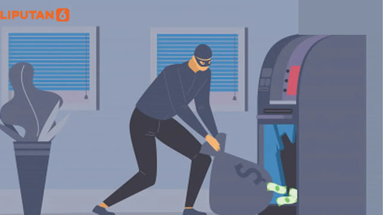 Banner Infografis Satpol PP Bobol Rp 50 Miliar di ATM Bersama
