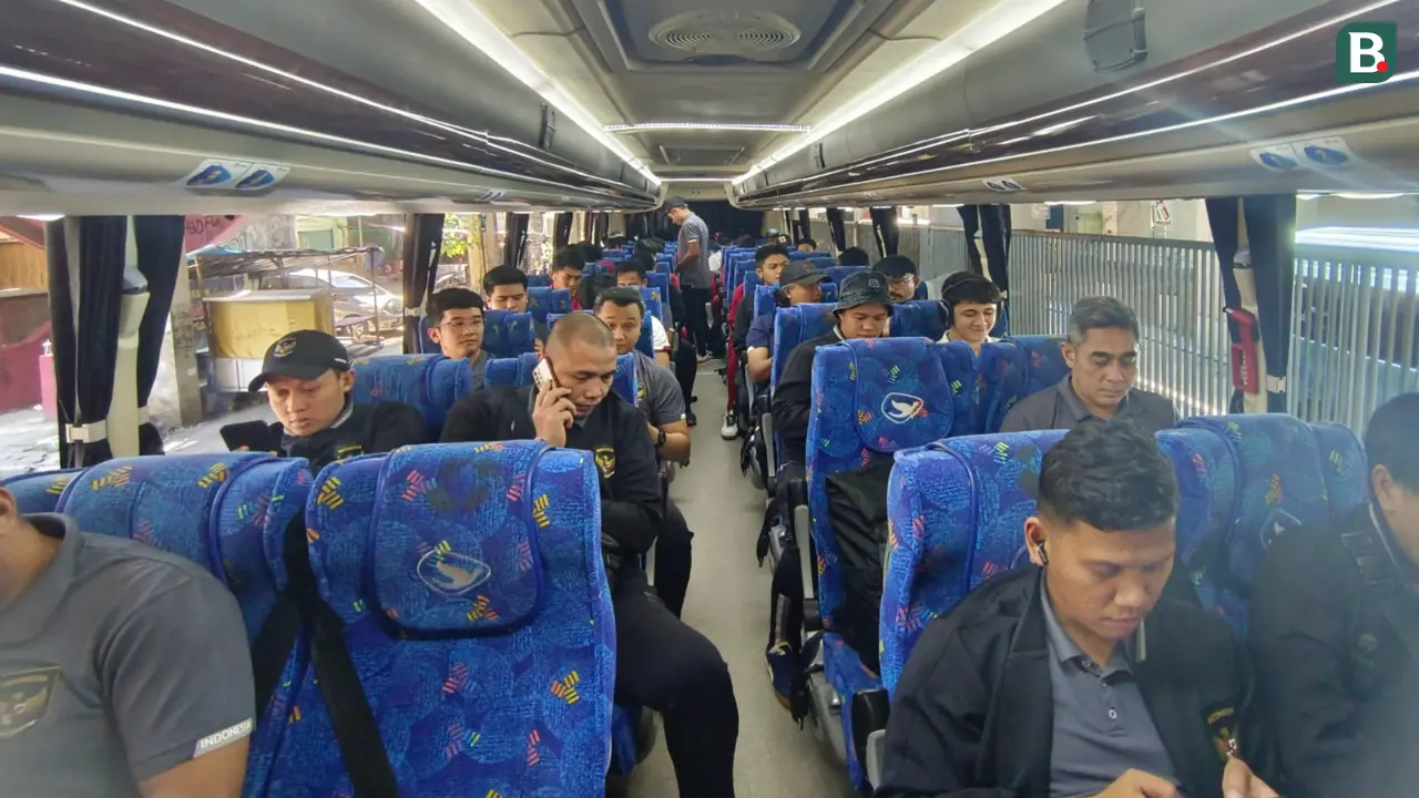 FOTO Timnas Indonesia U-17 Tinggalkan Surabaya