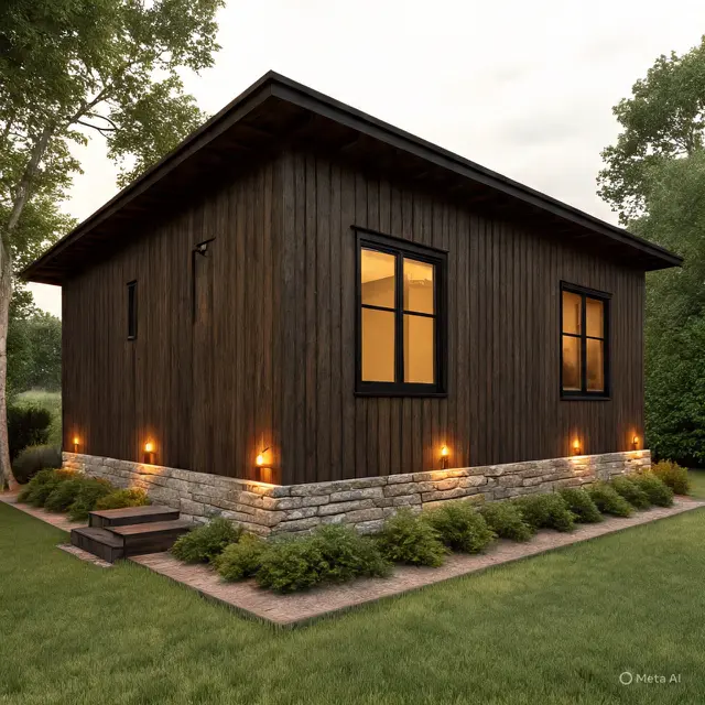 Rumah Sederhana 1 Air Aksen Kayu