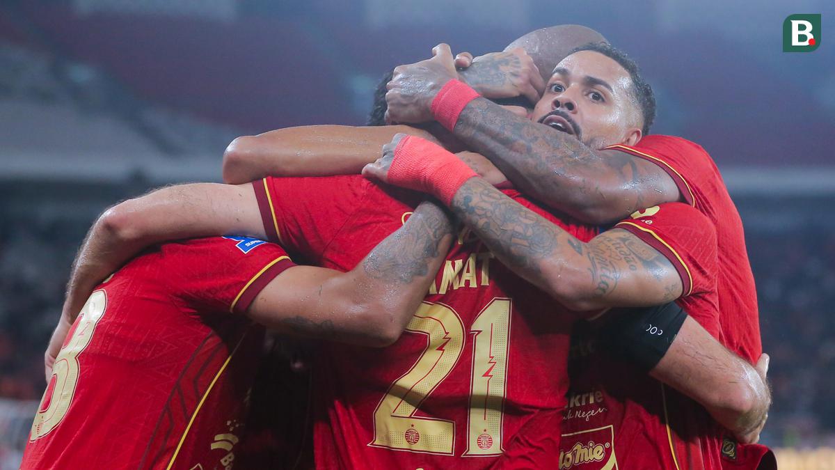 Foto: Persija Meledak-ledak Hancurkan Bhayangkara FC 3 Gol Tanpa Balas, Persaingan di Papan Atas BRI Super League Makin Panas