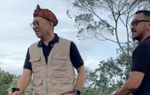 Menbud Fadli Zon Kunjungi Situs Gunung Padang di Cianjur, Gayanya Nyentrik Ala Pendaki Kekinian