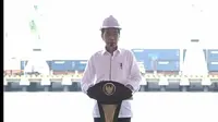 Presiden RI Joko Widodo meresmikan Pelabuhan Wae Kelambu Labuan Bajo, Kamis (14/10/2021).